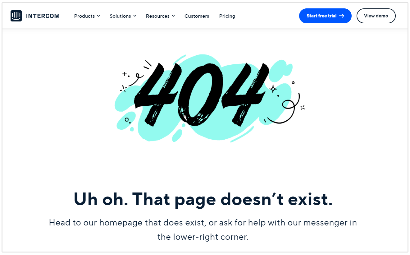 404 page